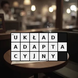 Hasło krzyżówkowe układ mający zdolność do samoczynnego nastrajania parametrów do zmieniających się parametrów obiektu lub występujących zakłóceń - układ adaptacyjny – rozwiązanie, synonimy, podpowiedzi i definicje krzyżówkowe